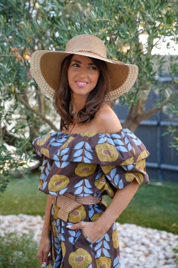 TOP FEMME VOLANT CHOCO E26 2