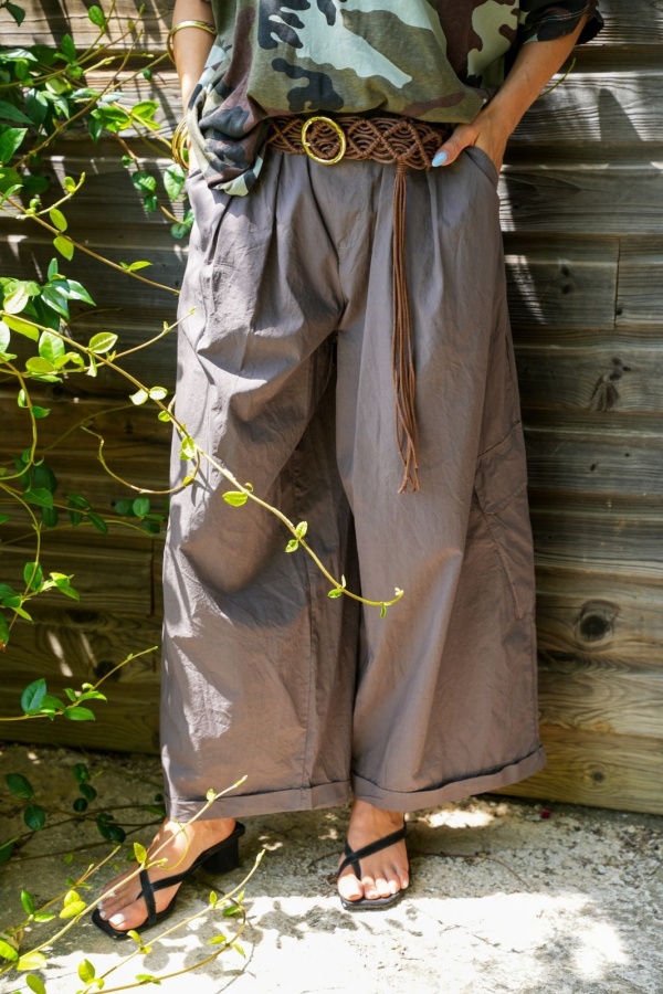 PANTALONE MARRONE DA DONNA E26 2