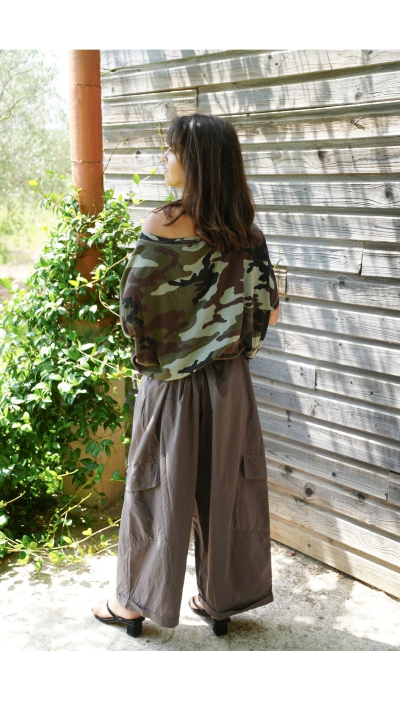PANTALÓN MUJER MARRÓN E26