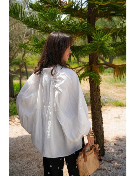 Chemisier Blanc Oversize OLIVIA