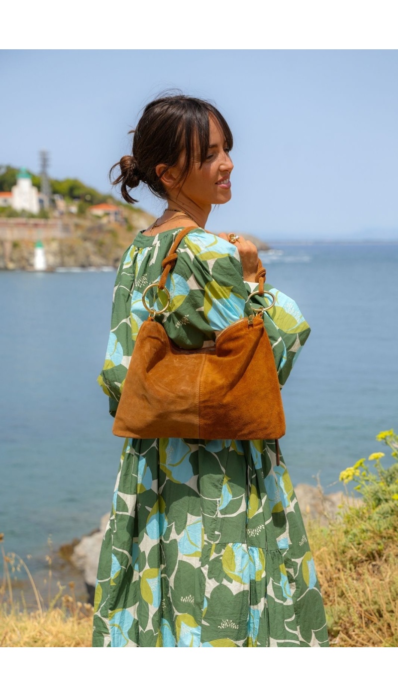 Sac Cuir Camel BRADFORT Noho - 2 | Accueil