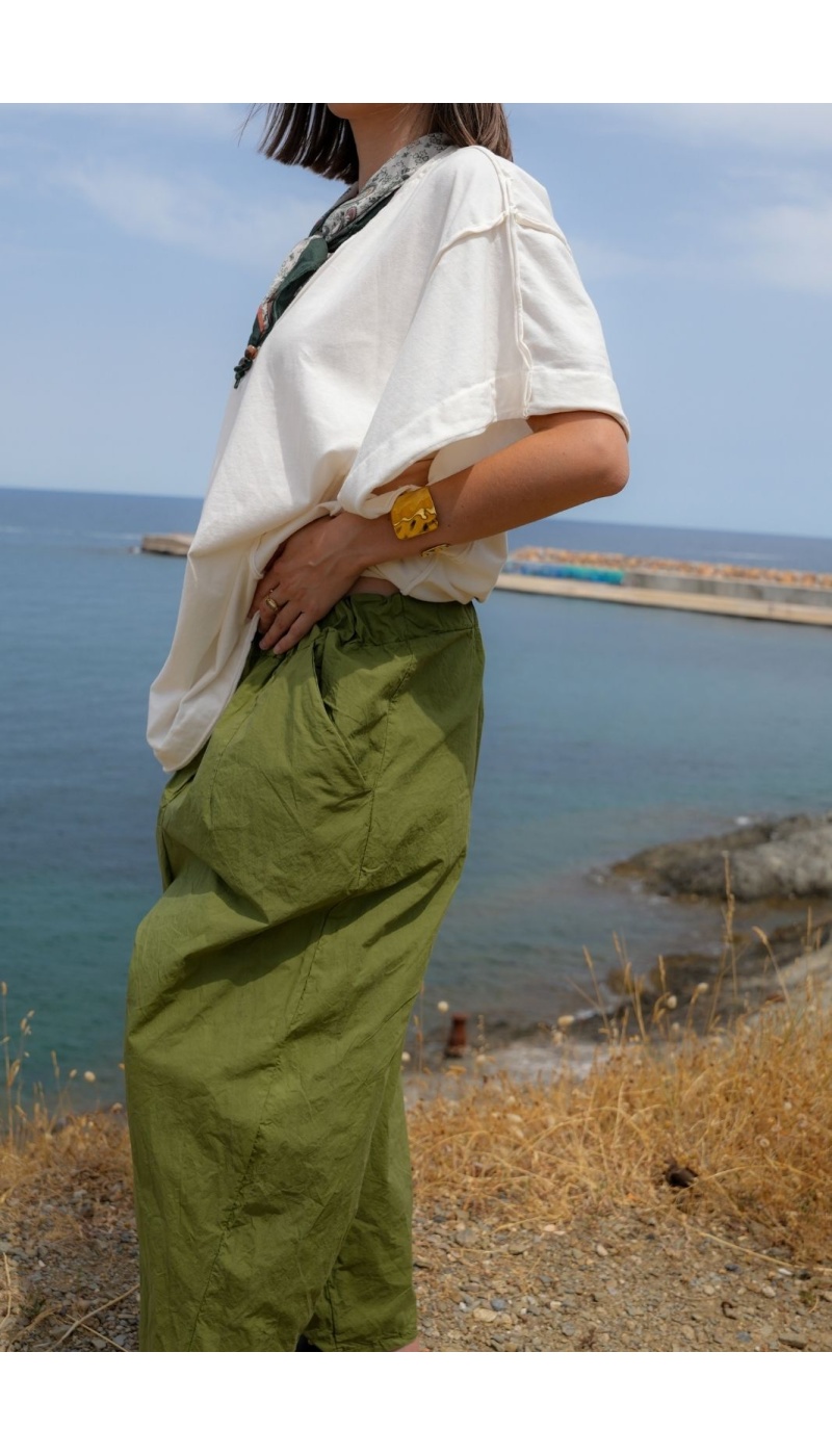 Pantaloni Oliva BAKER Noho - 4 | Benvenuto
