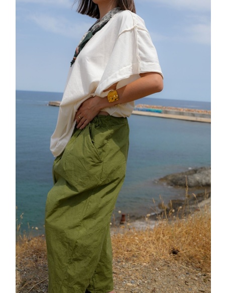 Pantaloni Oliva BAKER Noho - 4 | Benvenuto