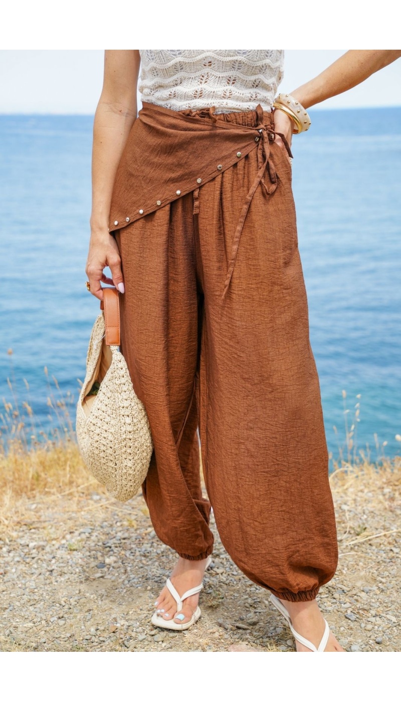 Pantalón Tachuelas Camel MAGLIE Noho - 3 | Bienvenido