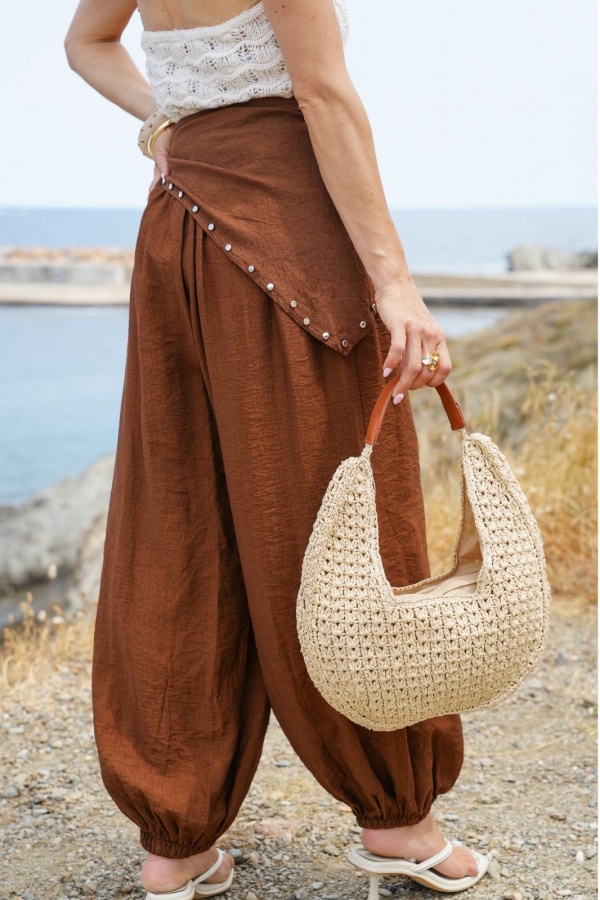 Camel Studded Trousers MAGLIE Noho - 1 | Welcome 2