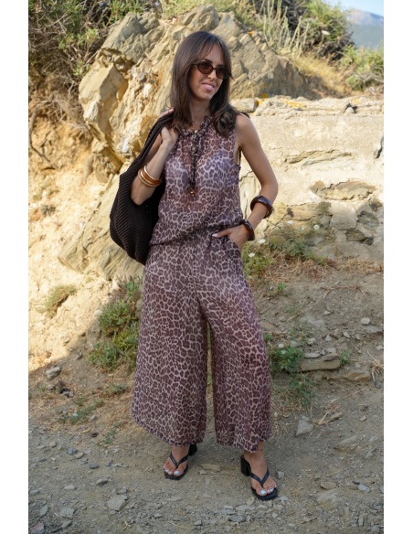 Pantaloni corti leopardati KIRA Noho - 4 | Benvenuto