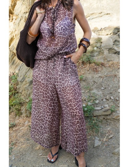 Pantalones cortos KIRA Leopardo Noho - 2 | Bienvenido