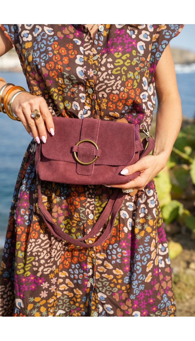 Sac Daim Bordeaux MILAN Noho - 1 | Accueil