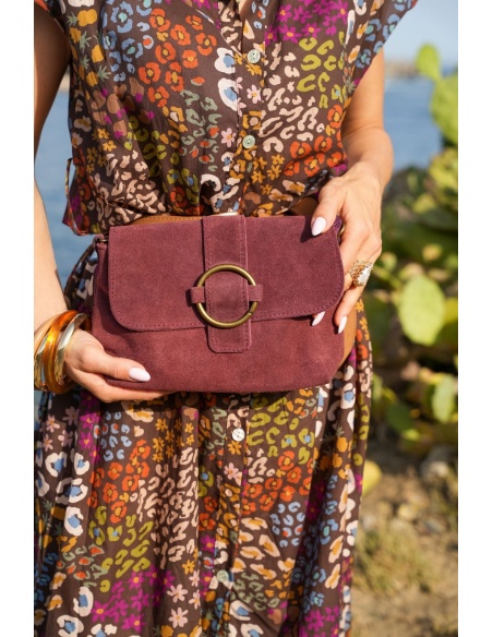Sac Daim Bordeaux MILAN Noho - 3 | Accueil