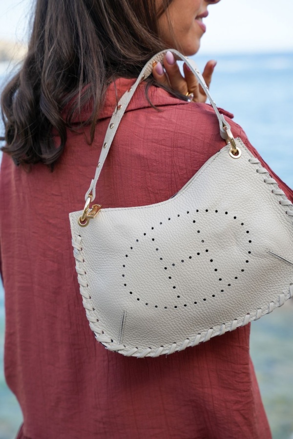 Pochette Ecru Tressé HAILEY Noho - 1 | Accueil