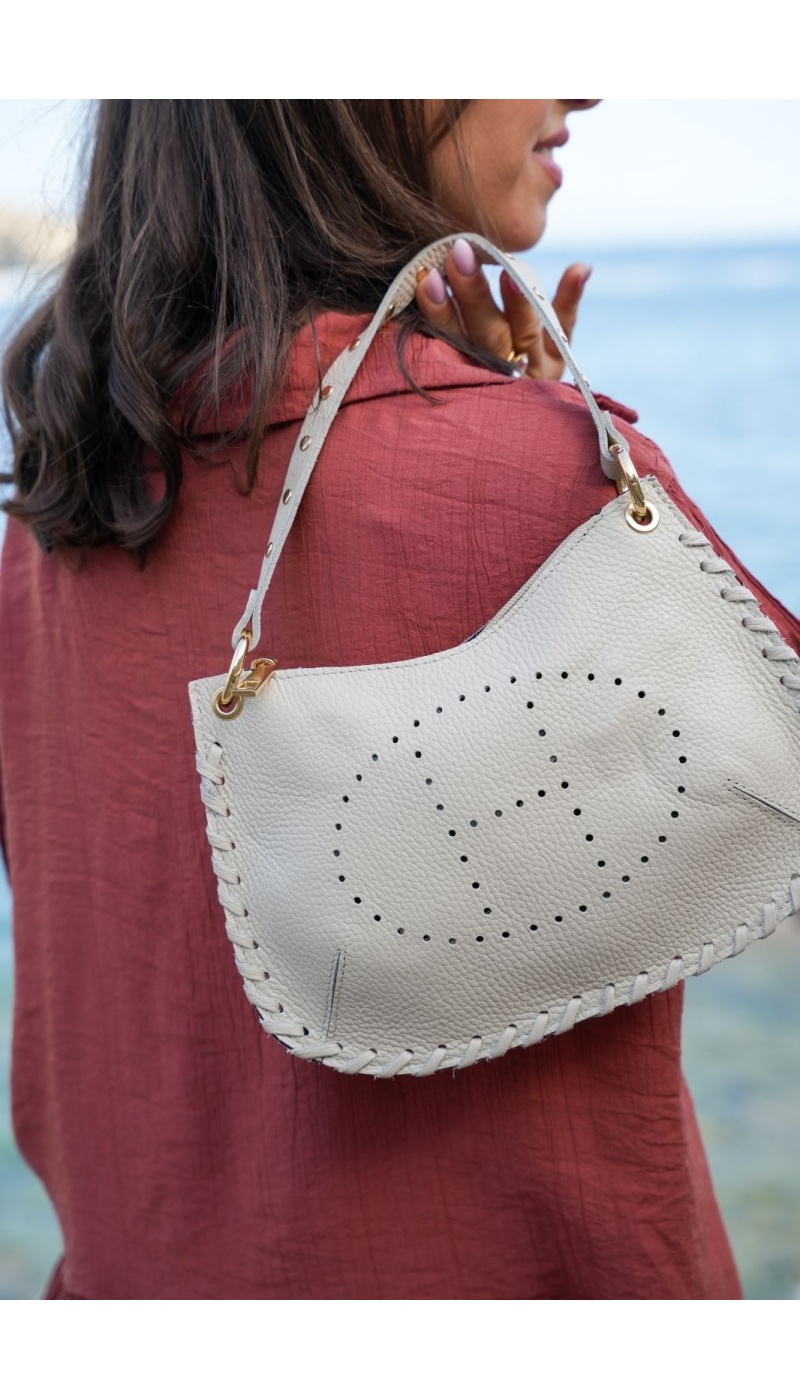 Pochette Ecru Tressé HAILEY Noho - 1 | Accueil