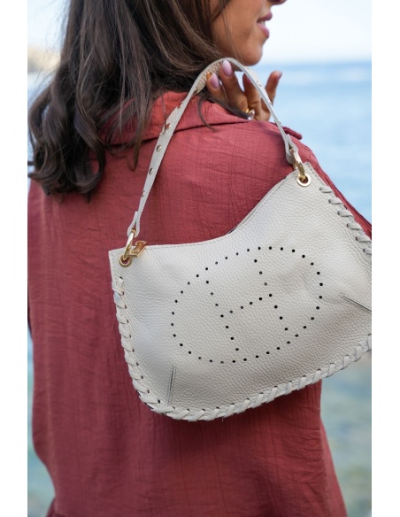 Pochette Ecru Tressé HAILEY Noho - 1 | Accueil