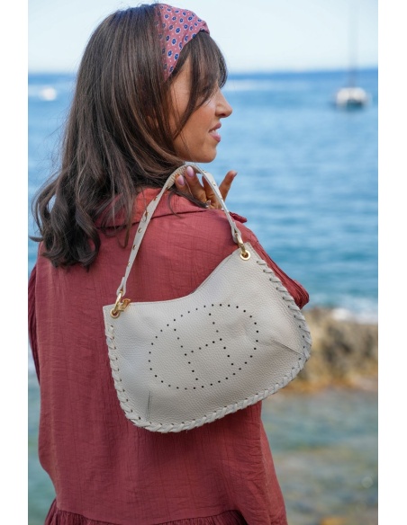 Pochette Ecru Tressé HAILEY Noho - 3 | Accueil