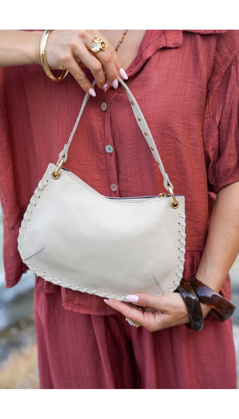 Pochette Ecru Tressé HAILEY Noho - 4 | Accueil