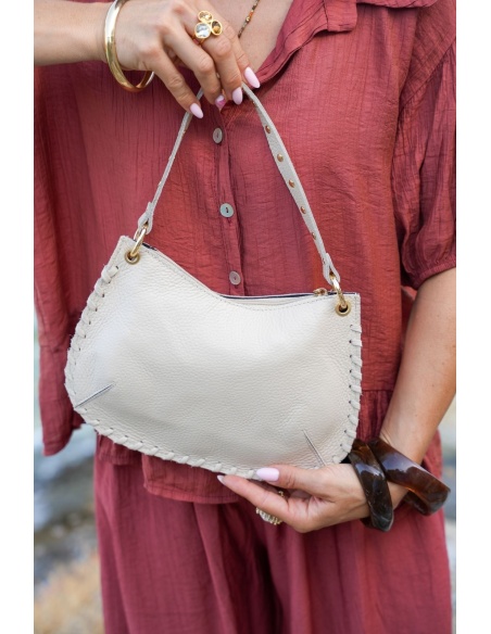 Pochette Ecru Tressé HAILEY Noho - 4 | Accueil