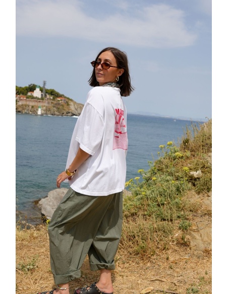 Tee-shirt Blanc Skate CAKETIN Noho - 2 | Accueil
