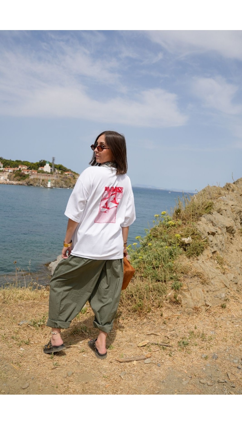 Tee-shirt Blanc Skate CAKETIN Noho - 4 | Accueil