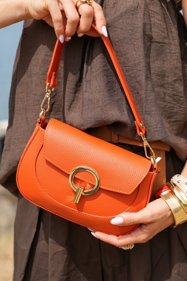 Pochette Orange Doré BELLAGIO Noho - 1 | Accueil