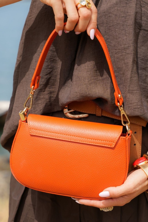 Pochette Orange Doré BELLAGIO Noho - 1 | Accueil 2