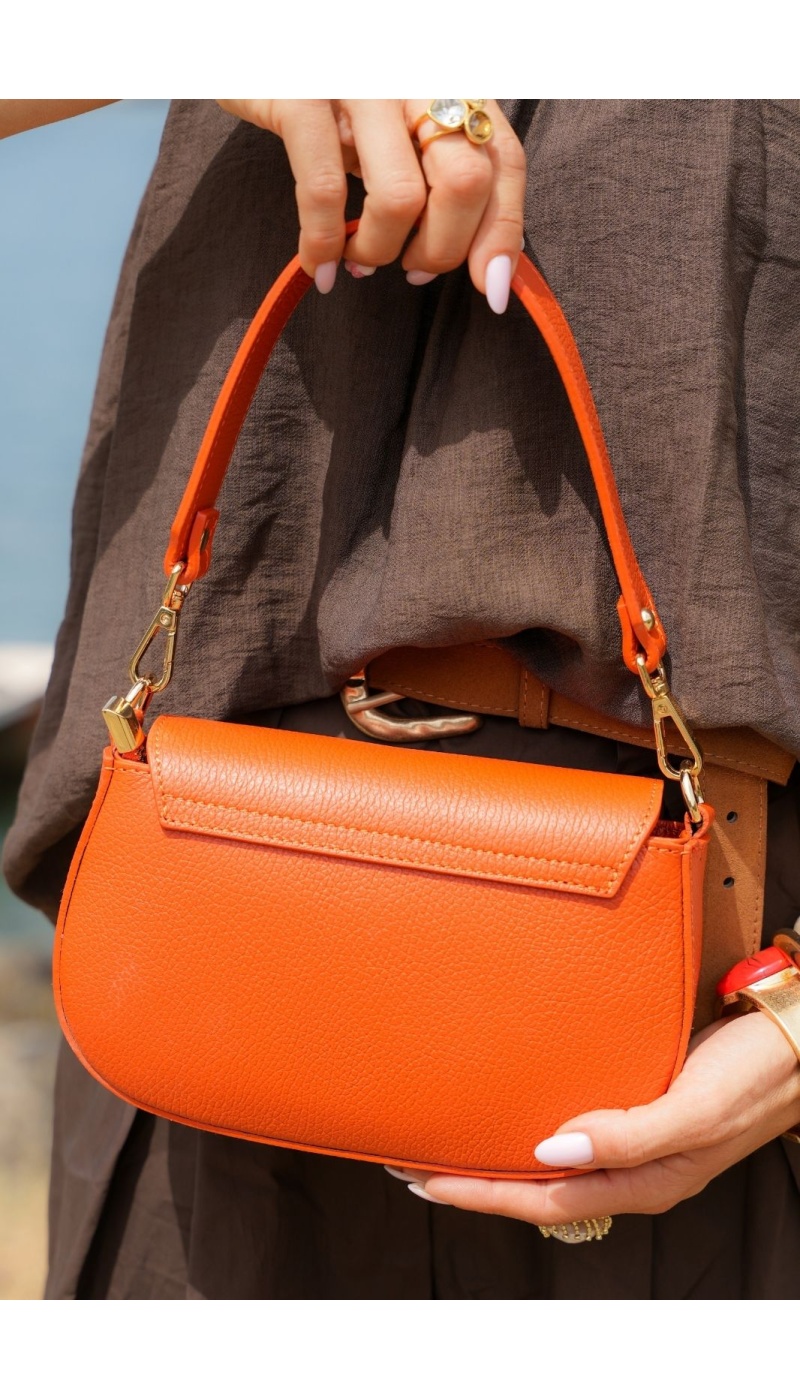 Pochette Orange Doré BELLAGIO Noho - 2 | Accueil