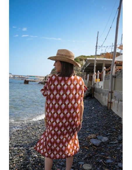 ROBES FEMME IMPRI CAMEL E26 Noho - 2 | DONNE