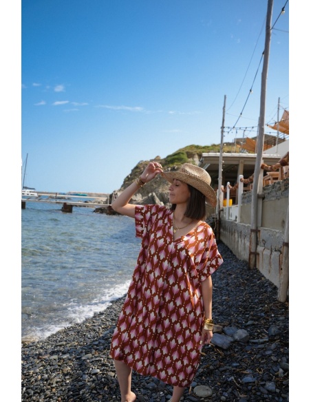 ROBES FEMME IMPRI CAMEL E26 Noho - 1 | DONNE
