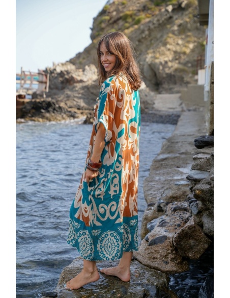 Long Duck Brown Dress VAIANA Noho - 3 | Welcome
