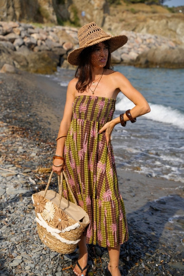 2in1 Skirt Palm Green MINORCA Noho - 1 | Welcome