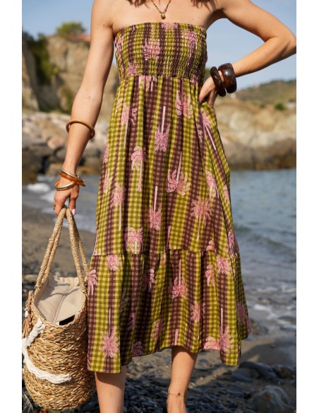 2in1 Skirt Palm Green MINORCA Noho - 4 | Welcome