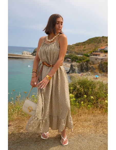 Olive Check Dress VADELLA Noho - 3 | Welcome