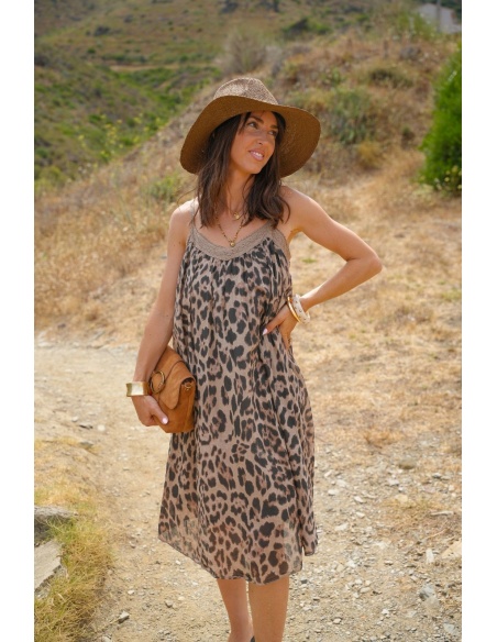 ROBES FEMME LEOPAR BEIGE E26 Noho - 1 | Bem-vindo