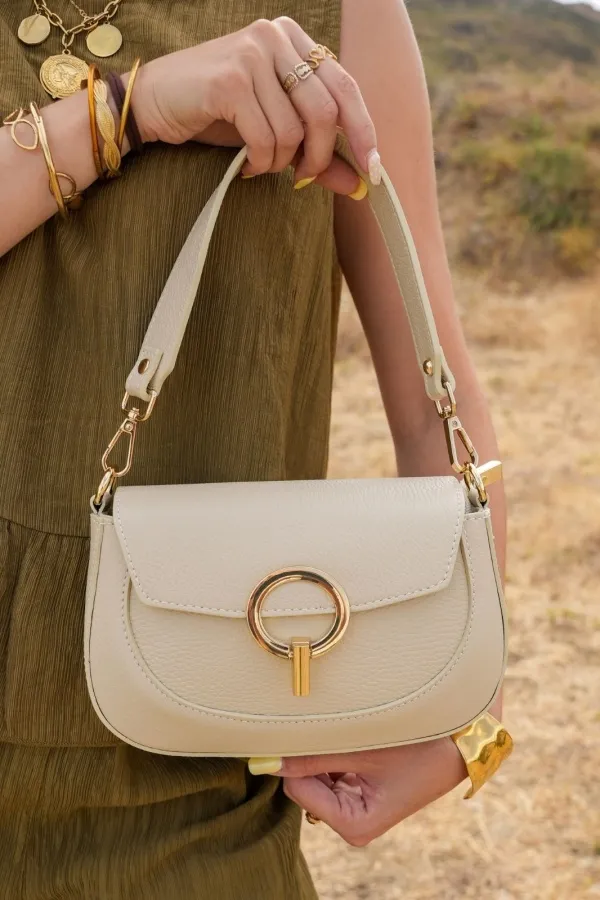 Pochette Écru Doré BELLAGIO Noho - 1 | Accueil