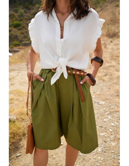 SHORTS FEMME CEINTU VERT E26 Noho - 3 | Bem-vindo