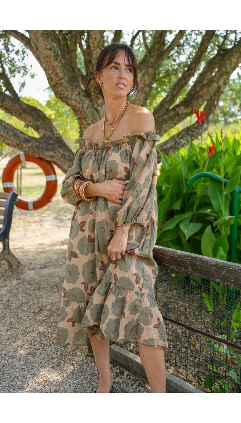 ROBES FEMME KAKI H26 Noho - 1 | Bienvenido