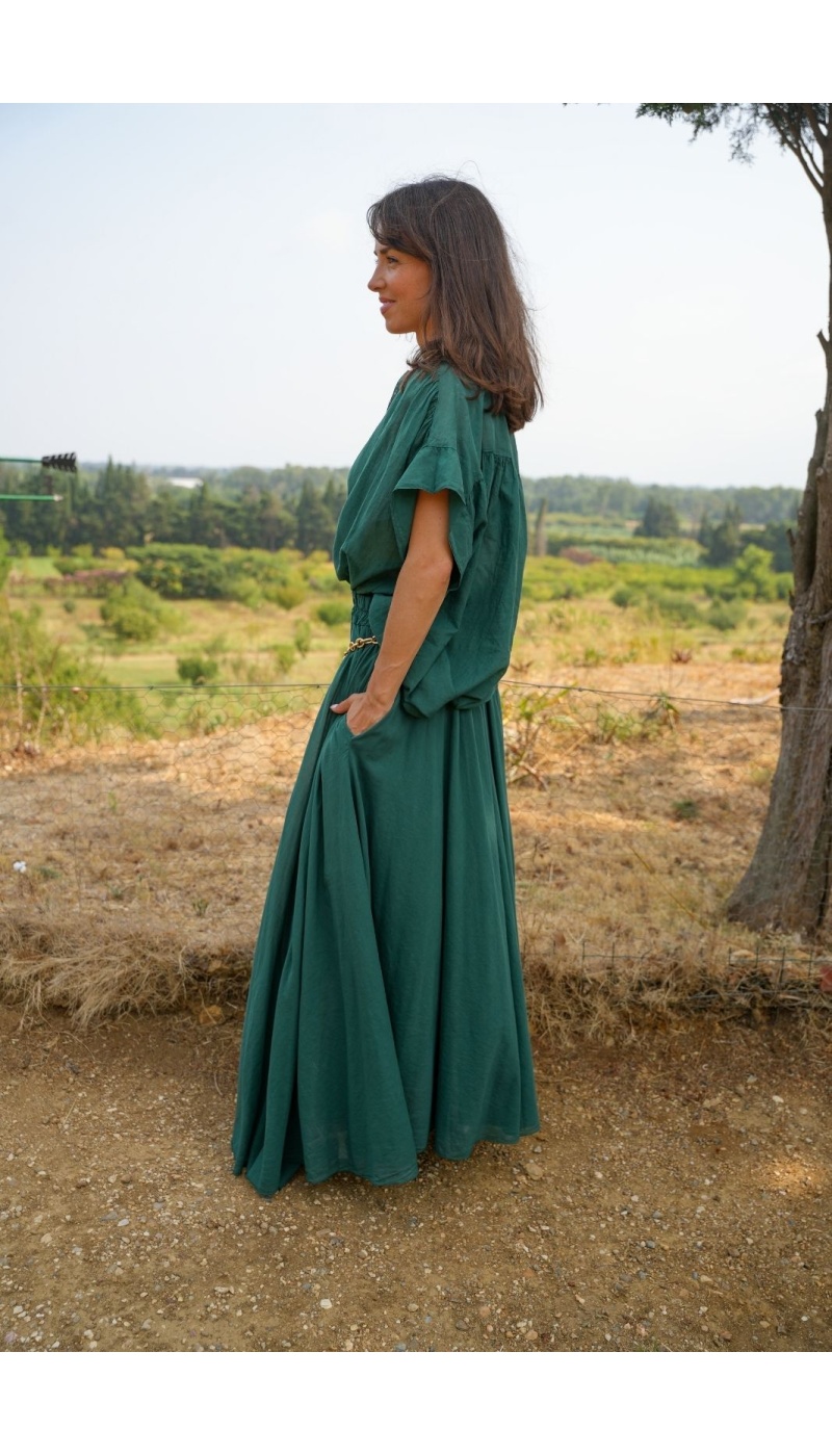 JUPES FEMME LONGUE VERT H26 Noho - 3 | Bienvenido