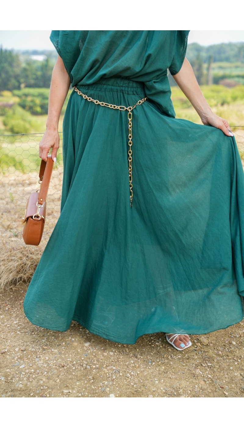 JUPES FEMME LONGUE VERT H26 Noho - 2 | Bienvenido