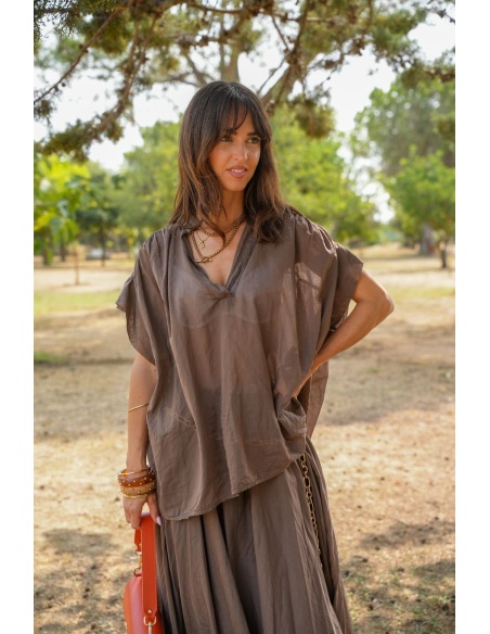 BLOUSE MARRON H26 Johanna - 1 | Benvenuto