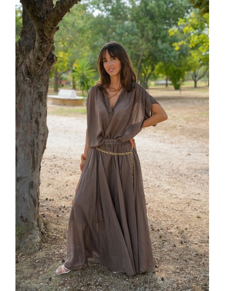 BLOUSE MARRON H26 Johanna - 3 | Benvenuto