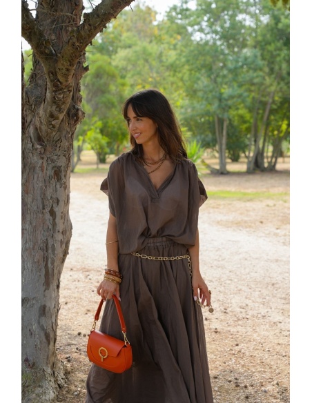 BLOUSE MARRON H26 Johanna - 4 | Benvenuto