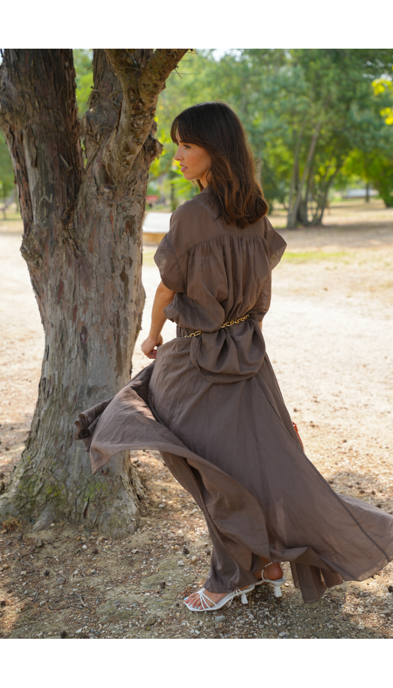 JUPES FEMME LONGUE MARRON H26 Johanna - 5 | Benvenuto
