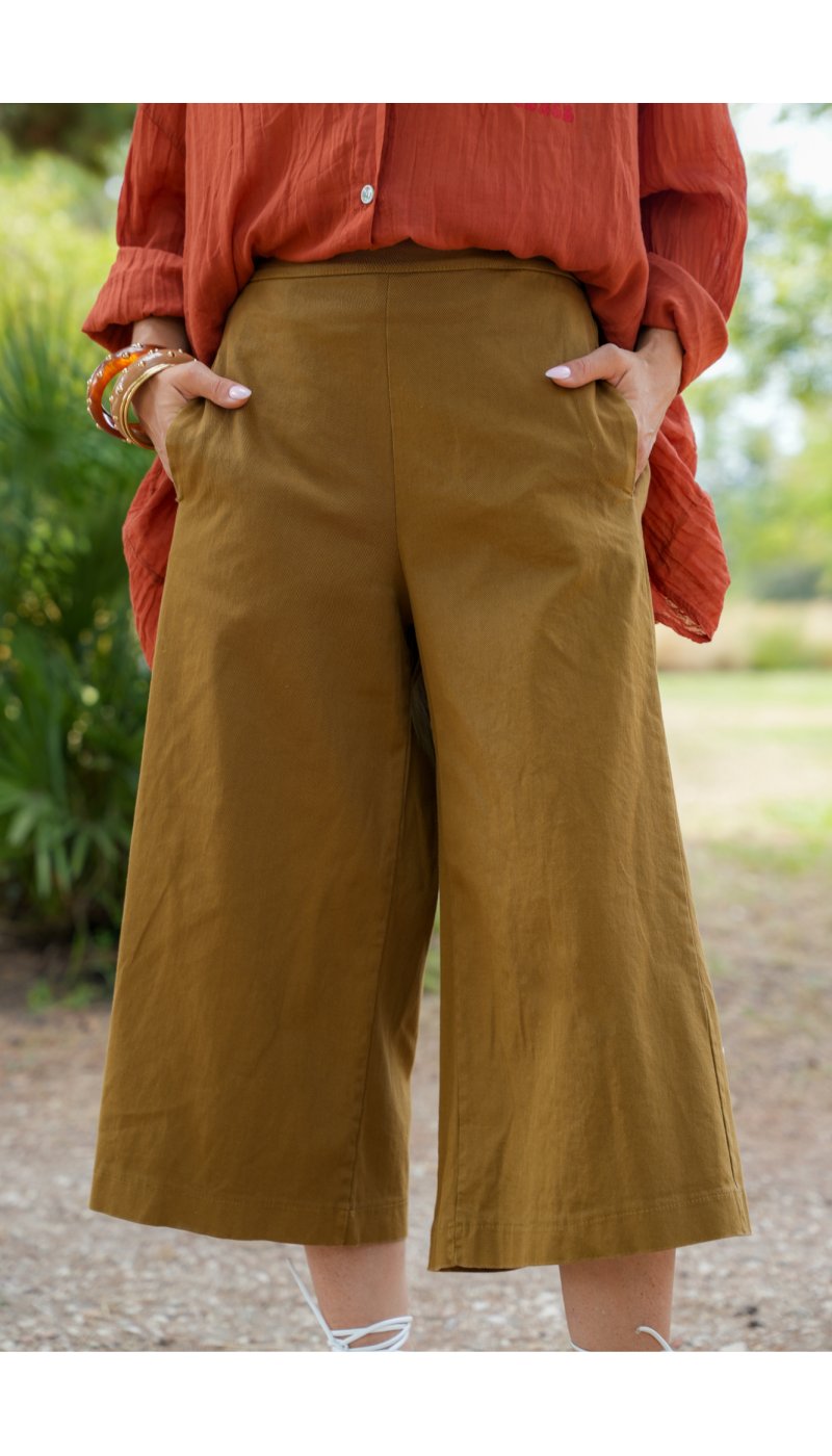 JUPES FEMME CULOTT OCRE H26 Johanna - 1 | Benvenuto