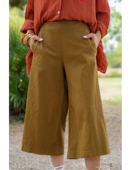 JUPES FEMME CULOTT OCRE H26 Johanna - 1 | Benvenuto
