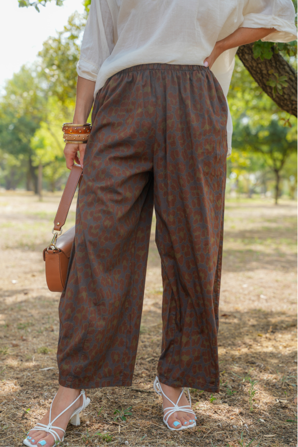 PANTALON FEMME LEOPAR GRIS H26 - 1 | Willkommen 2
