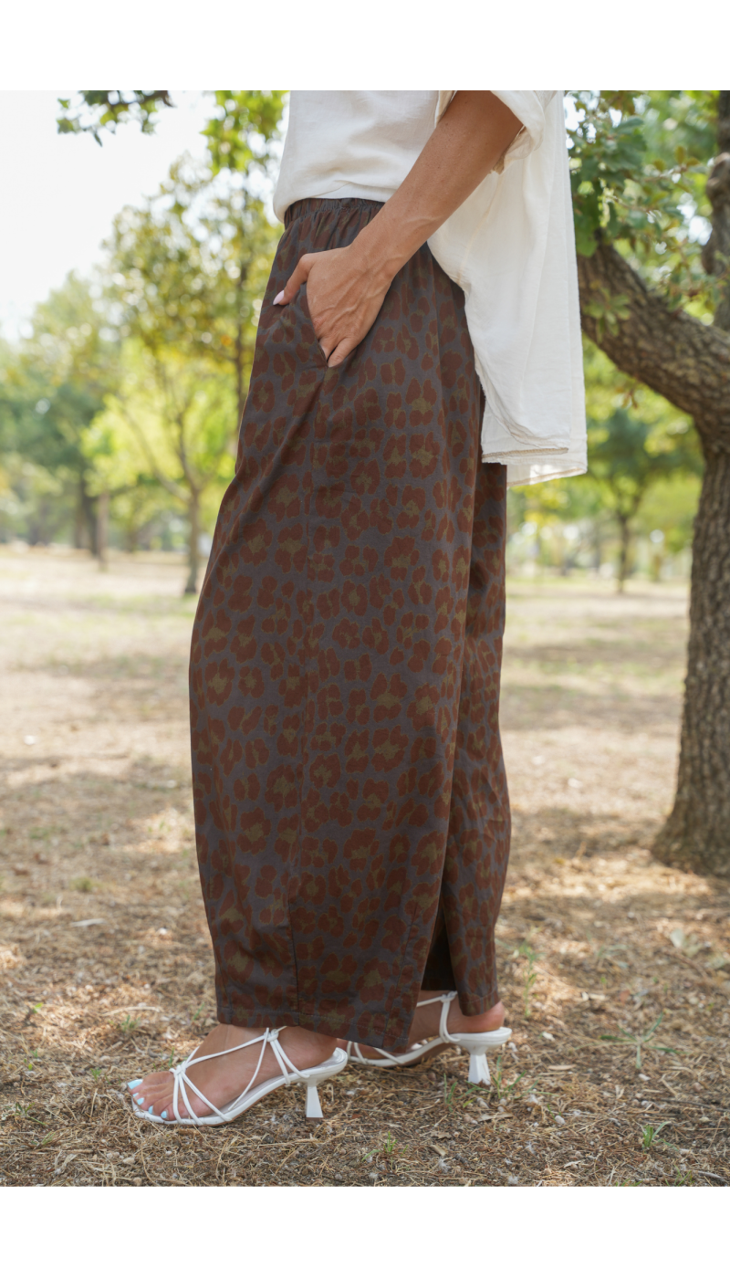 PANTALON FEMME LEOPAR GRIS H26 - 4 | Benvenuto