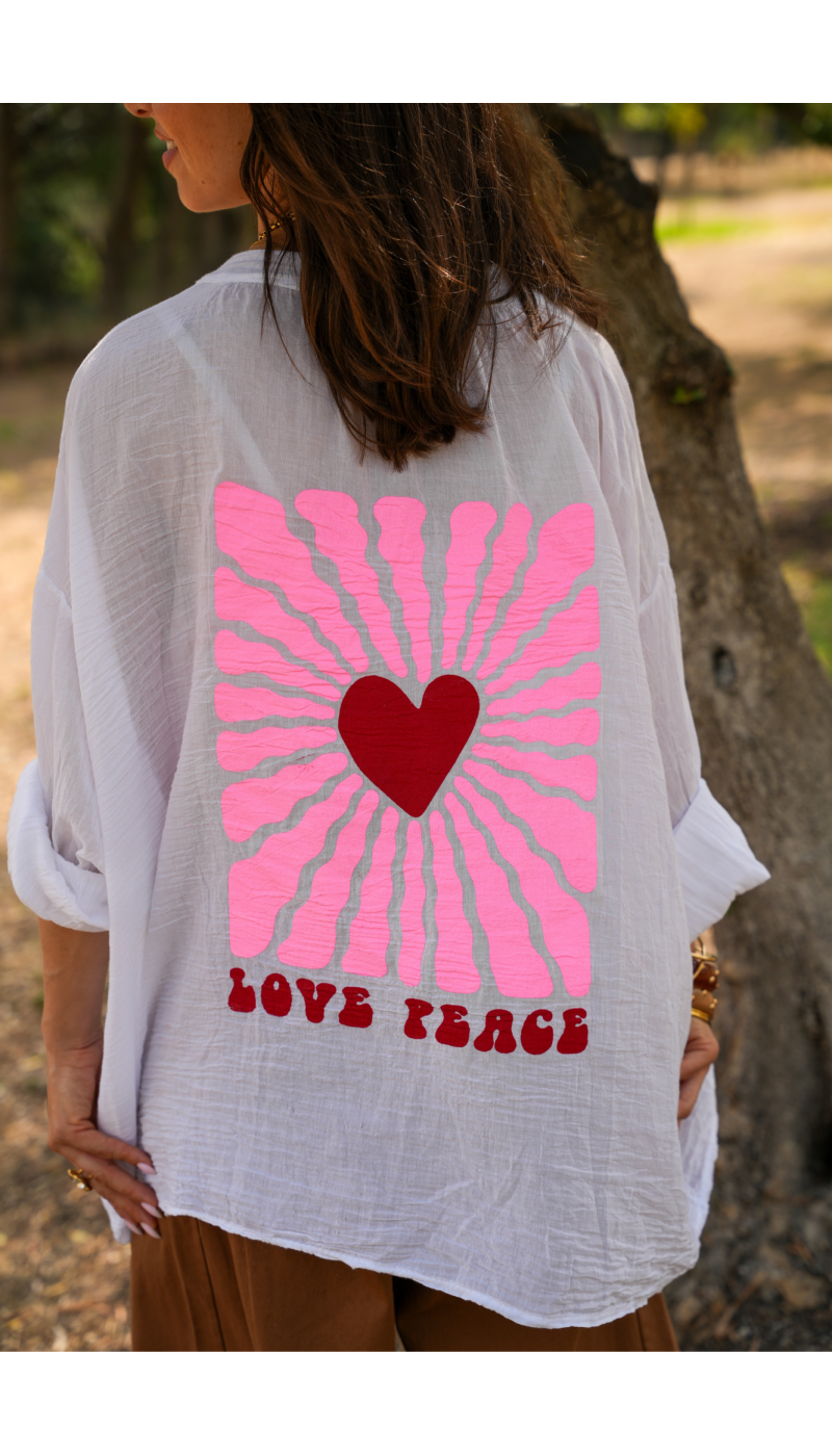 CHEMISIERS PEACE BLANC H26 - 3 | Benvenuto