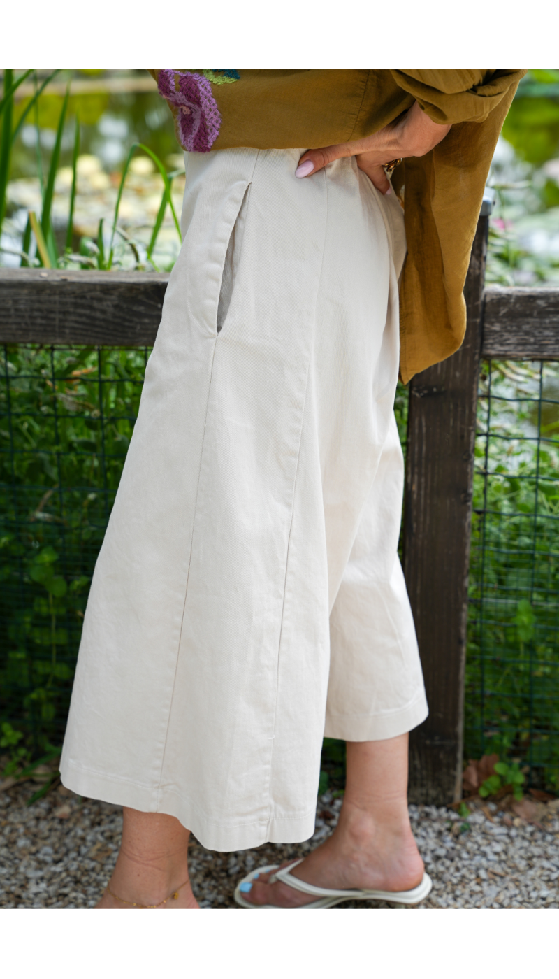 JUPES FEMME CULOTT ECRU H26 Johanna - 4 | Benvenuto