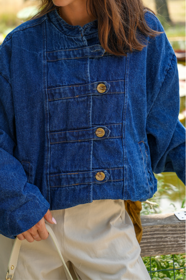 VESTES FEMME BOUTON JEAN H26 Johanna - 1 | Bem-vindo