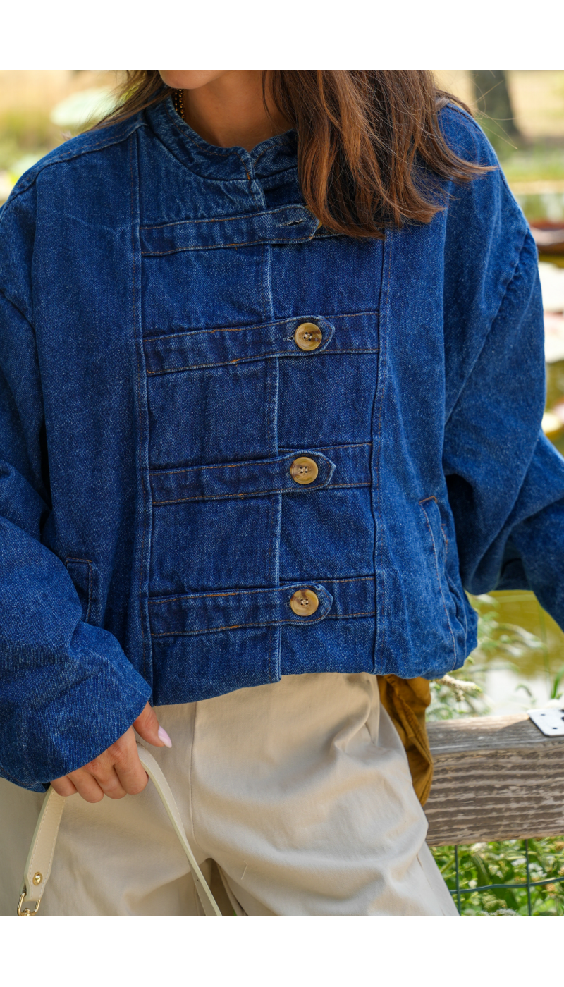 VESTES FEMME BOUTON JEAN H26 Johanna - 1 | Bem-vindo