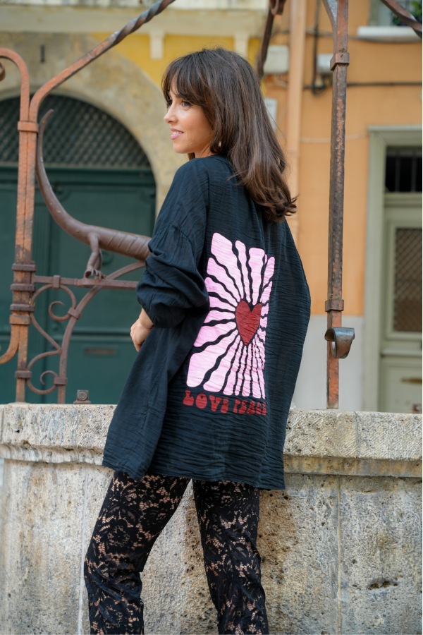 CHEMISIERS PEACE NOIR H26 - 1 | Benvenuto 2