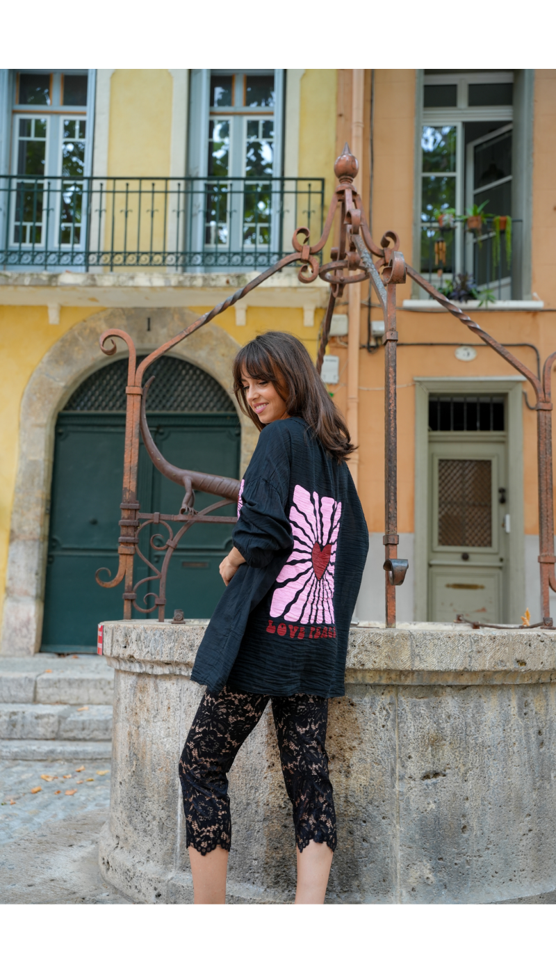 CHEMISIERS PEACE NOIR H26 - 4 | Benvenuto